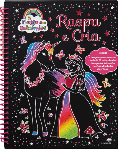 A Magia Dos Unicornios -  Raspa E Cria