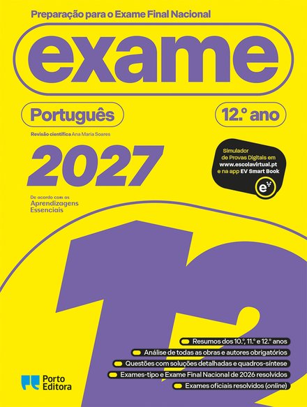 Preparação para o Exame Final Nacional 2027 - Português - 12.º Ano