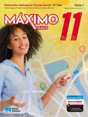 Máximo - Matemática Aplicada às Ciências Sociais - 11.º ano Manual 2025