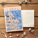 Julia Gash Wooden Postcard - St Andrews