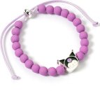 Hello Kitty Purple Beaded Bracelet with Kuromi Charm