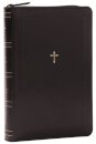 NKJV Compact Paragraph-Style Bible w/ 43,000 Cross References, Black Leathersoft with zipper, Red Letter, Comfort Print: Holy Bible, New King James Version