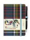 Waverley Anderson Tartan cloth mini notebook with pen