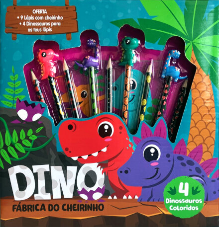 Dinossauros: lápis com cheiro