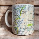 OS Map Ceramic Mug - Dartmoor National Park