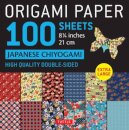 Origami Paper 100 sheets Japanese Chiyogami 8 1/4" (21 cm)