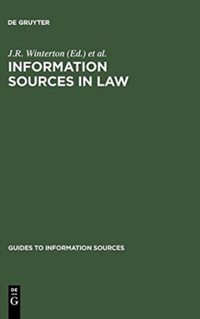 Information Sources in Law