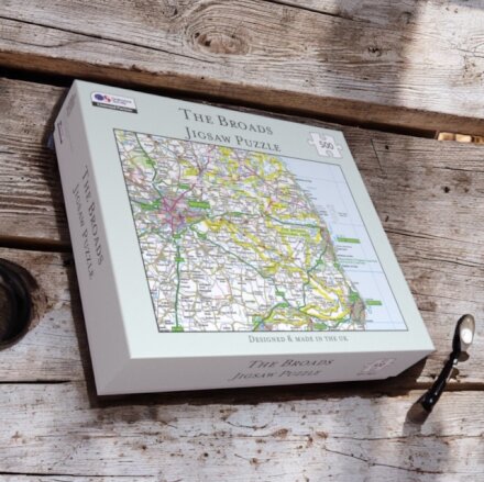 OS Map 500 Piece Premium Jigsaw Puzzle - The Broads