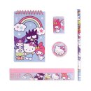 5PCS STATIONERY SET HELLO KITTY AND FRIENDS