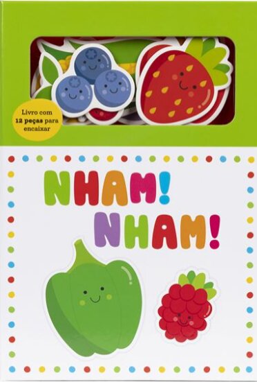 Nham! Nham! - Livro Com 12 Peças Para Encaixar