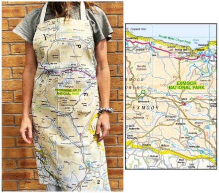 OS Map Adult Apron - Exmoor National Park