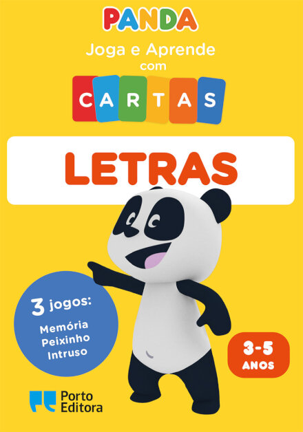 Canal Panda - Joga e Aprende com cartas - Letras - 3-5 anos