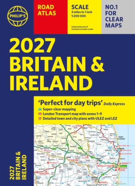 Philip’s 2027 Road Atlas Britain & Ireland