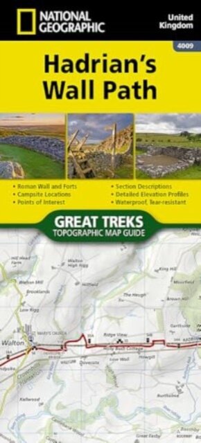 Hadrian's Wall Path Trail Map (4009)