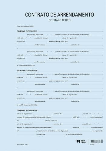 Contrato de Arrendamento de Prazo Certo