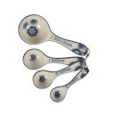 Blue Willow Floral Measuring Spoons