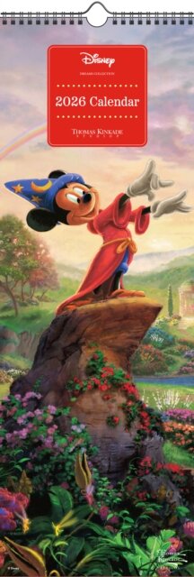 Disney Dreams Collection by Thomas Kinkade Studios 2026 Slim Calendar