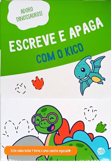 Adoro Dinossauros! Escreve A Apaga Com O Kico
