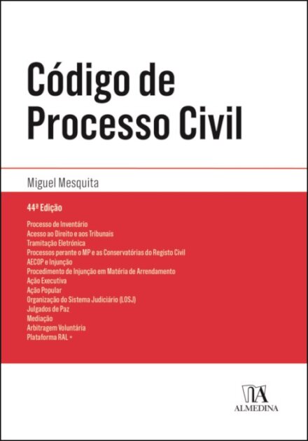 Código de Processo Civil 44ª edição
