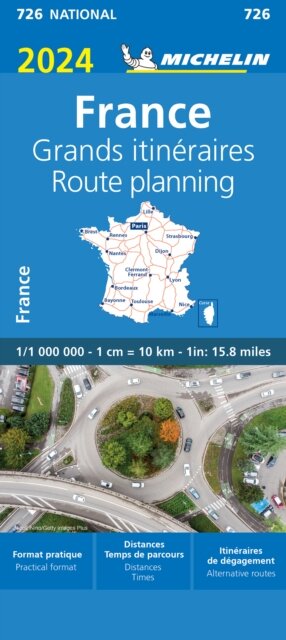 France Route Planning 2024 - Michelin National Map 726