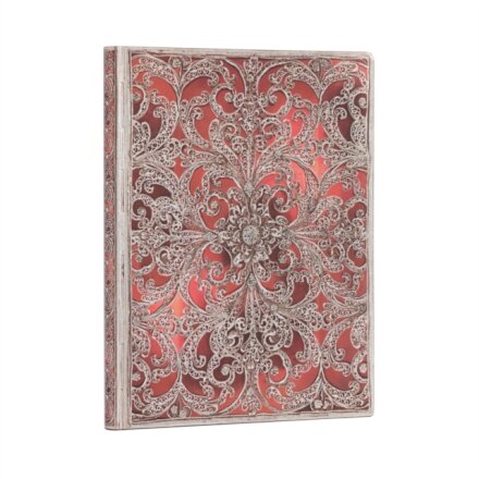 Garnet (Silver Filigree Collection) Ultra Lined Softcover Flexi Journal