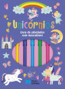 Unicórnios - Livro de atividades com marcadores