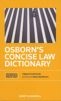 Osborn's Concise Law Dictionary 12th Edition
