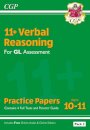 11+ GL Verbal Reasoning Practice Papers: Ages 10-11 - Pack 2 (with Parents' Guide & Online Ed)