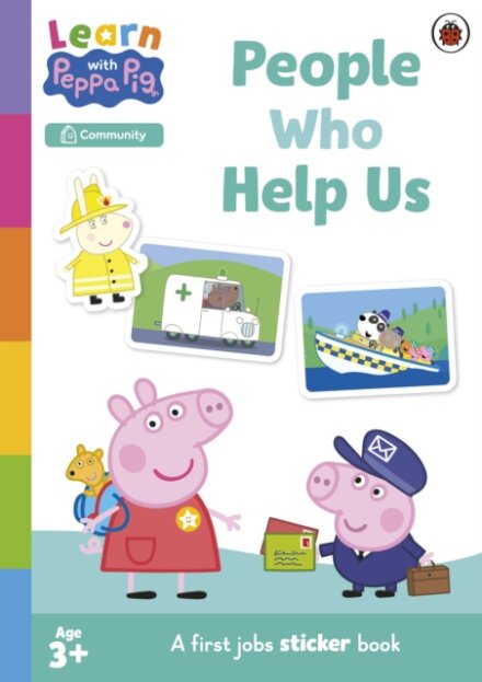 Learn with Peppa: People Who Help Us Sticker activity book