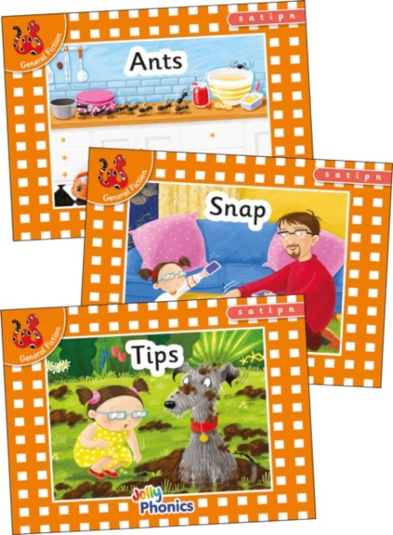 Jolly Phonics Orange Level Readers Set 1 : in Precursive Letters (British English edition)