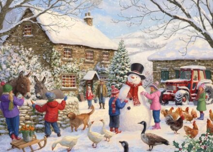 Jigsaw 1000 Piece - Christmas At The Farm (L)