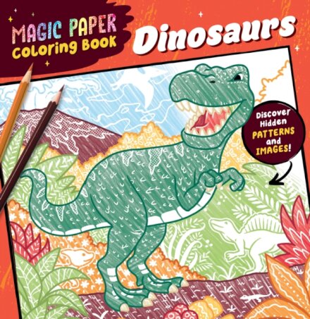 Magic Paper Coloring Book Dinosaurs