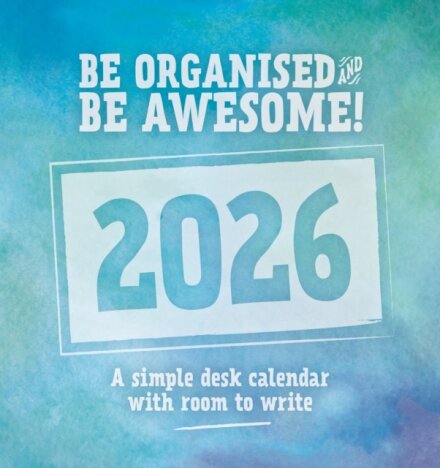 Be Organised & Be Awesome Easel Desk Cal