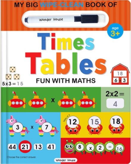 My Big Wipe And Clean Book of Times Tables for Kids