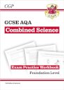New GCSE Combined Science AQA Foundation Exam Practice Workbook with CGP RevisionHub