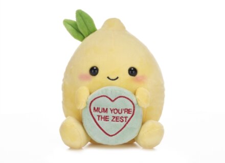 Love Hearts 7" Mum You'Re The Zest Plush Gift
