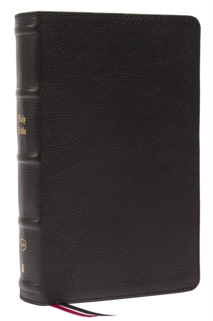 KJV Holy Bible: Large Print Single-Column with 43,000 End-of-Verse Cross References, Black Genuine Leather, Personal Size, Red Letter, Comfort Print: King James Version
