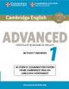 Cambridge English Advanced 1 for Revised Exam from 2015 Student's Book without Answers