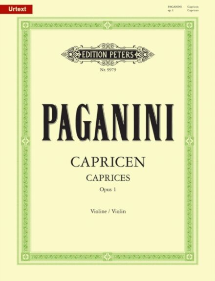 24 Caprices Op. 1 for Violin