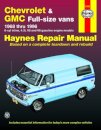 Chevrolet & GMC full-size petrol vans (1968-1996) Haynes Repair Manual (USA)