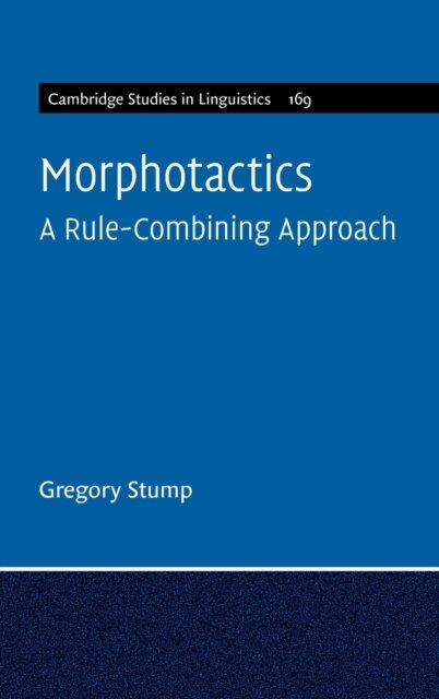 Morphotactics: Volume 169