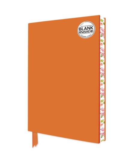 Orange Blank Artisan Notebook (Flame Tree Journals)