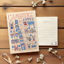 Julia Gash Wooden Postcard - Cambridge