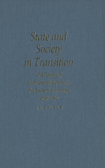 State and Society in Transition