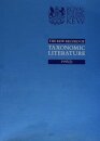 The Kew Record of Taxonomic Literature Relating to Vascular Plants