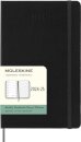 Moleskine 2025 18-Month Weekly Large Hardcover Notebook: Black