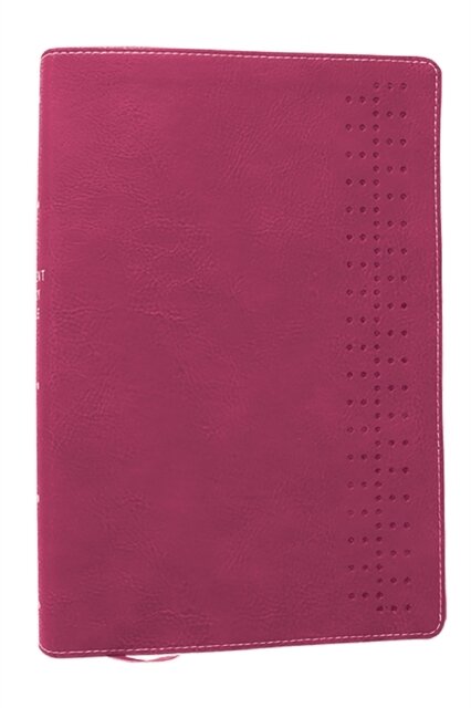 Student Study Bible: A Guide to Knowing and Living God’s Word (NKJV, Pink Leathersoft, Red Letter, Comfort Print)