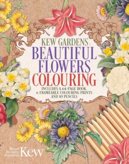 The Kew Gardens Beautiful Flowers Colouring Kit