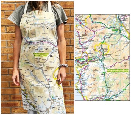 OS Map Adult Apron - Snowdonia National Park
