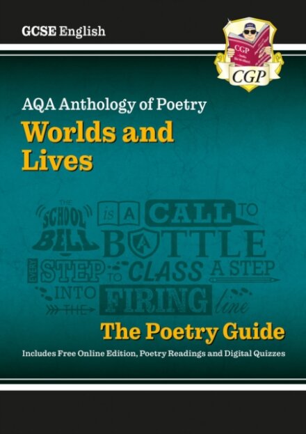 GCSE English AQA Poetry Guide - Worlds & Lives Anthology inc. Online Edition, Audio & Quizzes